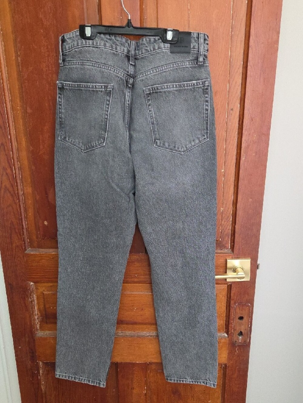 Anine Bing Women's Gray Washed Cropped Jeans - Picture 8 of 10